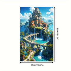 City Mountains Rivers Art Painting Outdoor Bedroom Decor