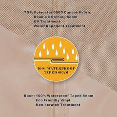 Waterproof 600D Polyester Hot Tub Cover Outdoor Spa Cover