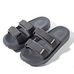 Men's Comfortable Non slip Hook And Loop Nylon Slides Sandals