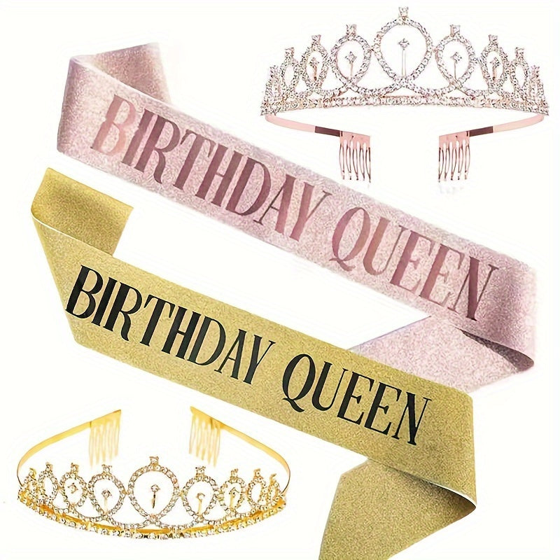 Princess Crown Hair Hoop Birthday Party Headdress Dance Accessories