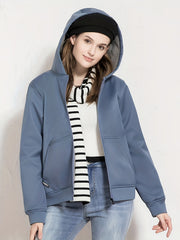 Casual Fleece Lined Jacket for Women