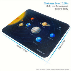 EXCOVIP Solar System Anime Mouse Pad Non-slip Learning Office Collecti