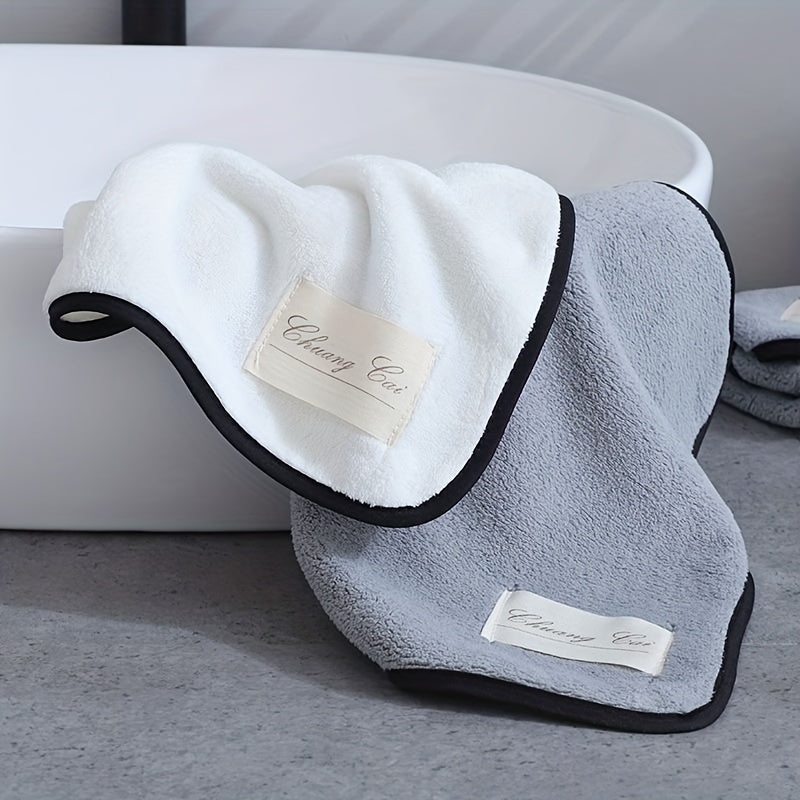 2pcs Soft Cotton Towels Highly Absorbent Wash Cloths for Kids & Baby
