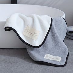 2pcs Soft Cotton Towels Highly Absorbent Wash Cloths for Kids & Baby