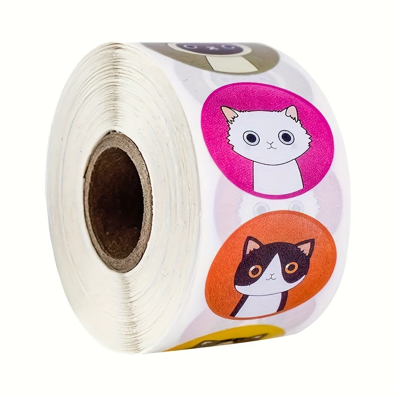 Cat 8 Expressions Stickers Gift Wrapping Stickers
