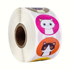 Cat 8 Expressions Stickers Gift Wrapping Stickers