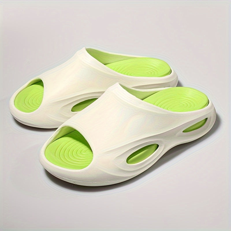 Men's Soft Slides Non Slip Slippers Open Toe Shoes Indoor Outdoor