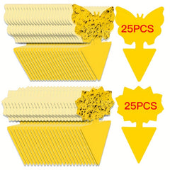 50pcs Sticky Traps for Pest Control Indoors & Outdoors