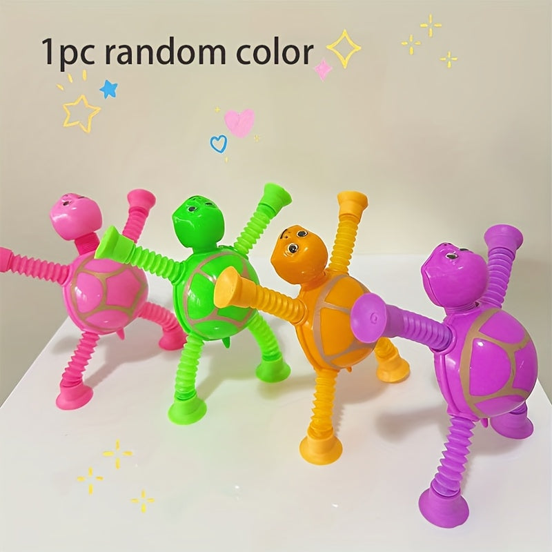 Telescopic Toys with Suction Cups Colorful DIY Relaxation Playthings