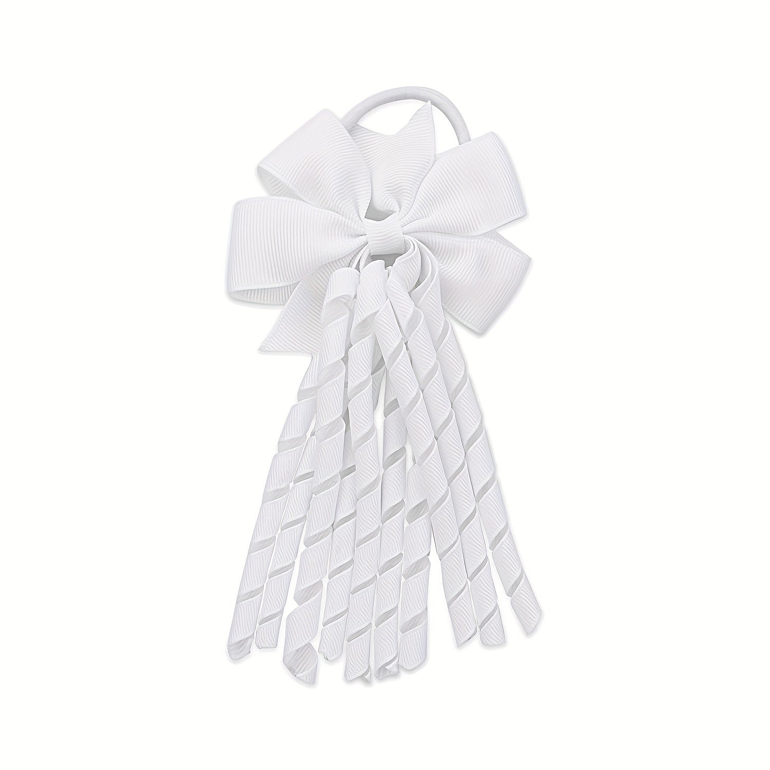 Girls Swallowtail Bows Hair Loops Cheerleading Streamers Headwear