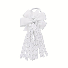 Girls Swallowtail Bows Hair Loops Cheerleading Streamers Headwear
