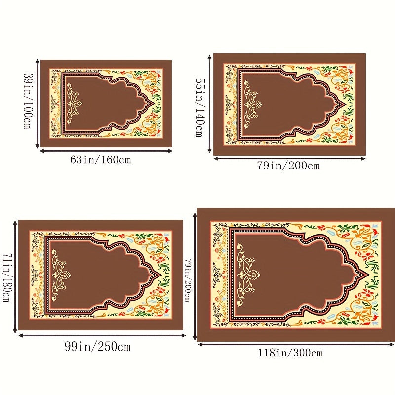 Boho Anti Fatigue Kitchen Rugs Vintage Absorbent Non Slip Runner Rugs Floor Mat