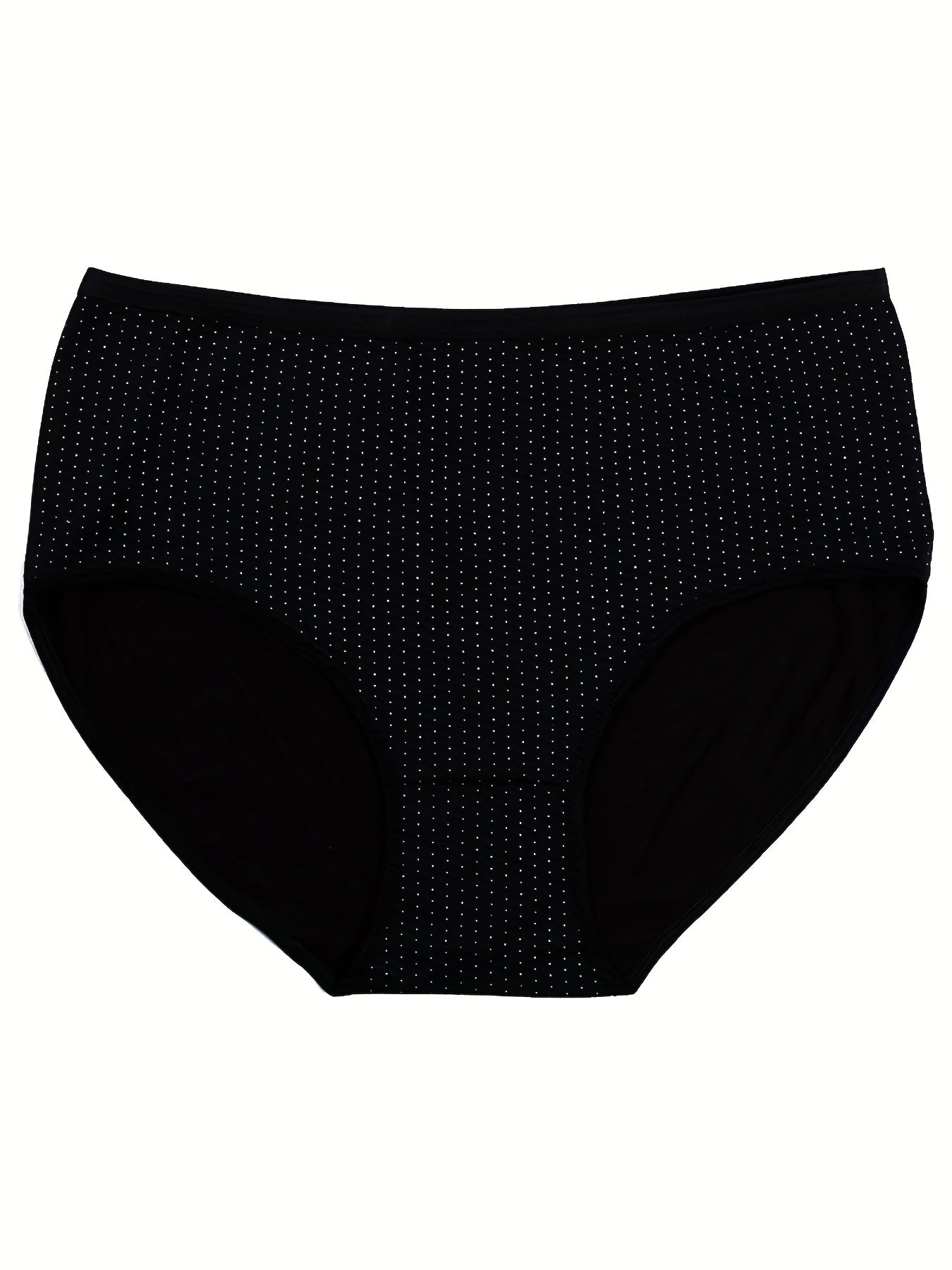 4 Pack Plus Size Pin Dot Print Panties Set