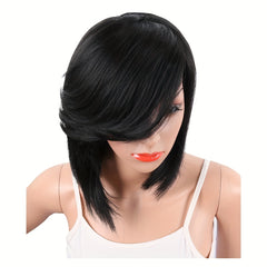 Synthetic Bob Wig Short Side Part Daily Use