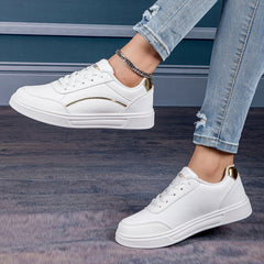 Winter Skate Shoes Faux Fur Lined Comfortable Platform Sneakers