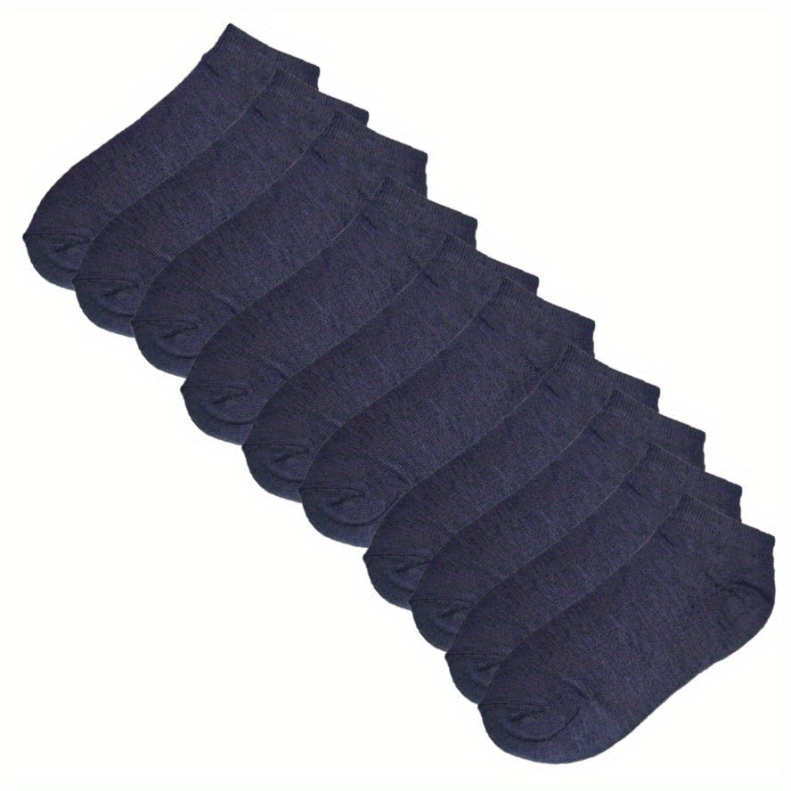 5 Pairs Boys Kids Low Cut Boat Socks for Children
