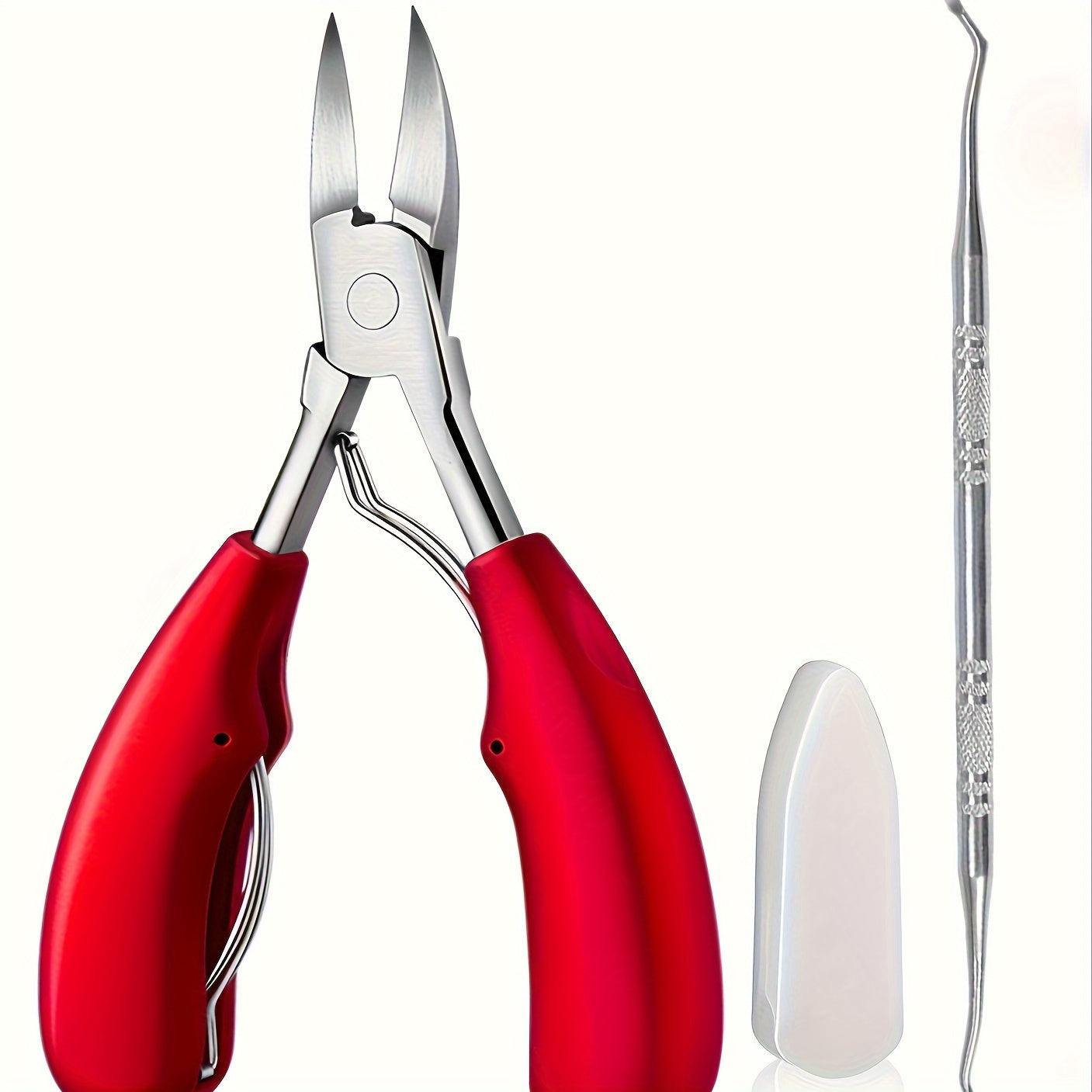 2Pcs Toe Nail Clippers For Ingrown Nails Thick Nails Cutters Dead Skin Dirt Remo