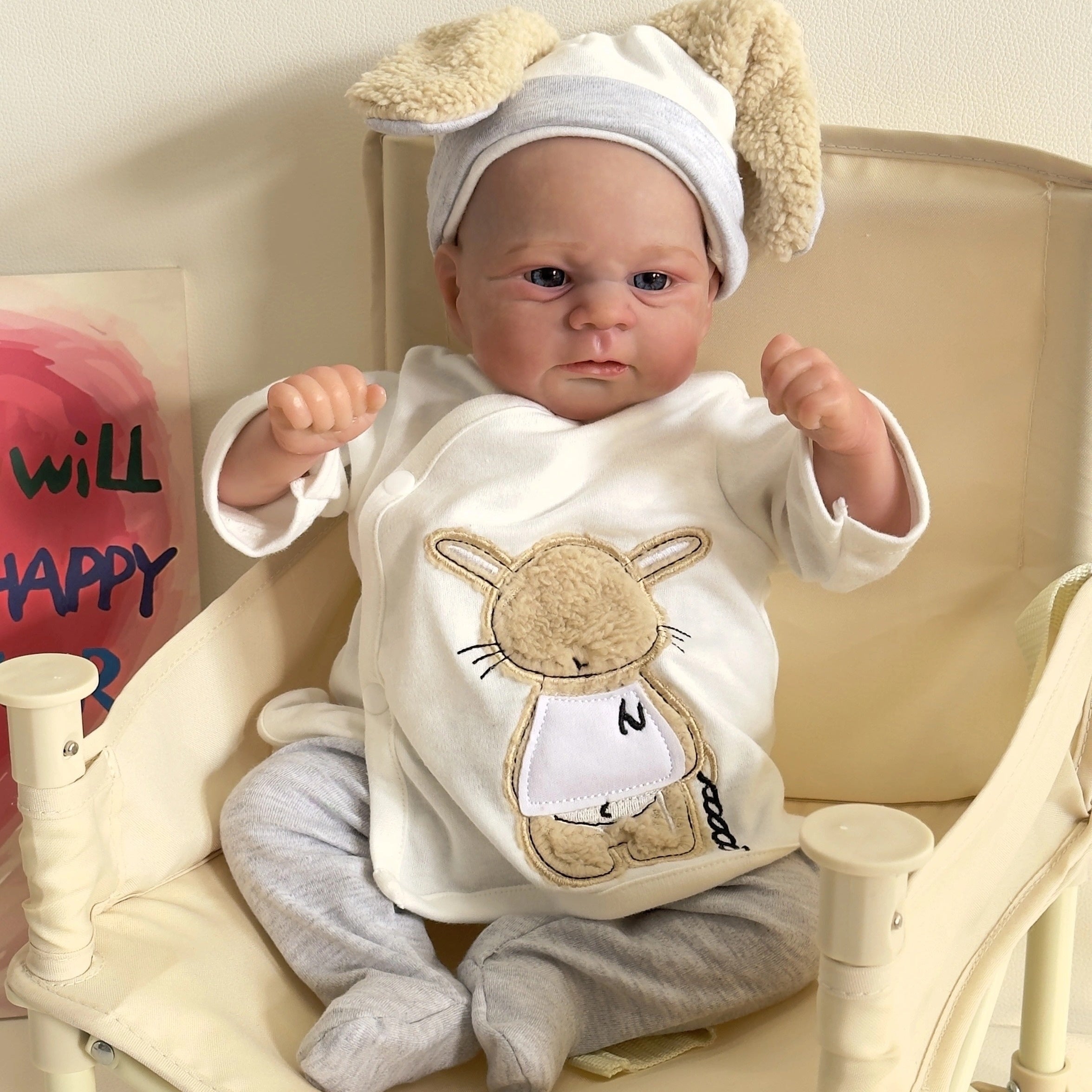 Adorable 17 Inch Realistic Newborn Baby Dolls with Lifelike Features