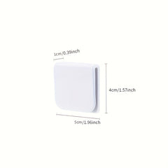 2pcs Shower Curtain Clip Adhesive Fixing Anti-splash Clip for Bathroom