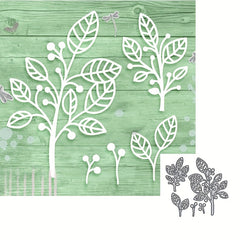 Leaves Metal Cutting Dies for Scrapbooking and Card Crafting
