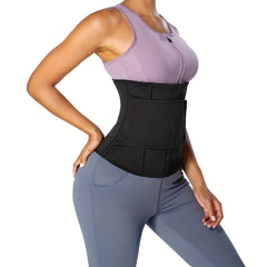 Waist Trainer Tummy Wrap Tummy Control Zipper Slimmer Belly Belt