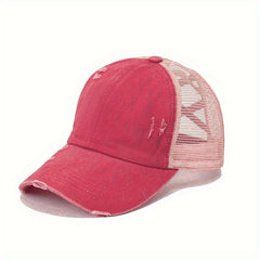 Rainbow Striped Baseball Cap Adjustable Dad Hat Casual Sun Hats For LGBT