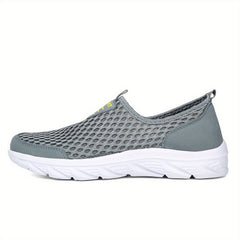 Men's Breathable Mesh Walking Shoes Slip On Sneakers