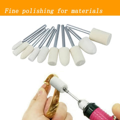 24 Pcs Rotary Polishing Bits Set Wool Felt Buffing Wheel With 1 8 Inch Mandrel