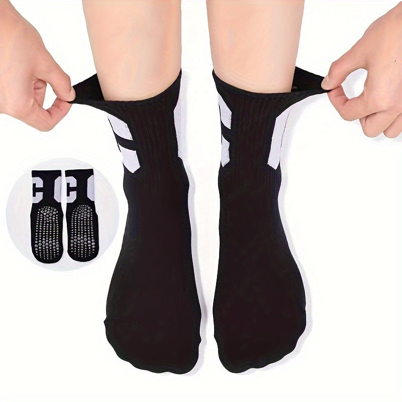 C Embroidered Yoga Socks Anti skid Breathable Sweat Absorption Sports Socks