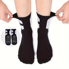 C Embroidered Yoga Socks Anti skid Breathable Sweat Absorption Sports Socks