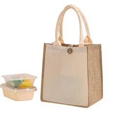Canvas Bag Handbag Versatile Grocery Bag Casual Shopping Bag