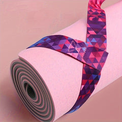 Elastic Yoga Mat Storage Strap Colorful Fitness Mat Binding Strap