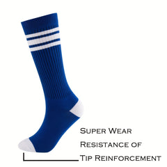 Boys Striped Knee High Socks for Kids Toddlers