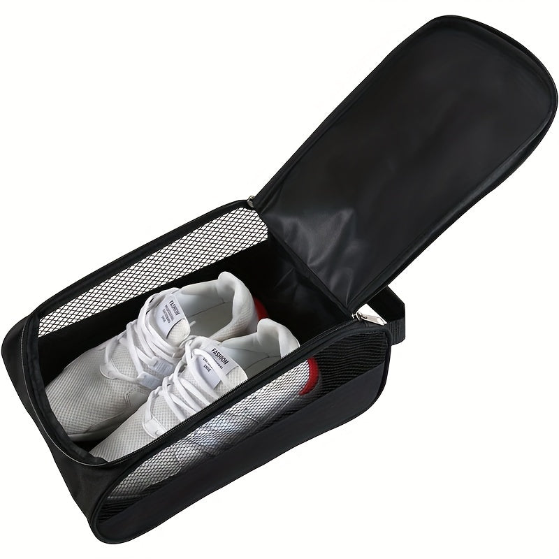 Golf Shoe Bag Zippered Ventilated Sports Travel Shoe Bag