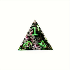 7pcs Butterfly Resin Polyhedral Dices For Table Games Gift