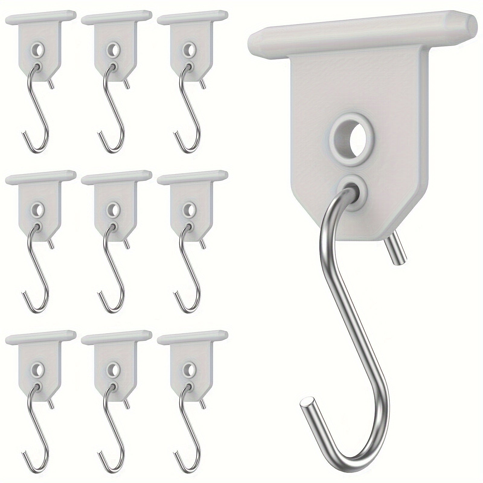 10pcs RV Awning Hooks Metal Camping Hangers for Tent