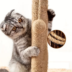 6mm Jute Rope Cat Scratching Post Tree Replacement & DIY Decoration