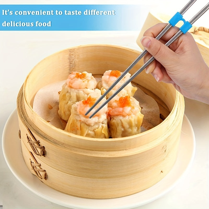 5pcs Reusable Chopsticks Helper with Hinge Connector