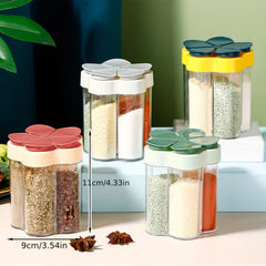5 in 1 Kitchen Seasoning Shaker Portable Bottle with Lid