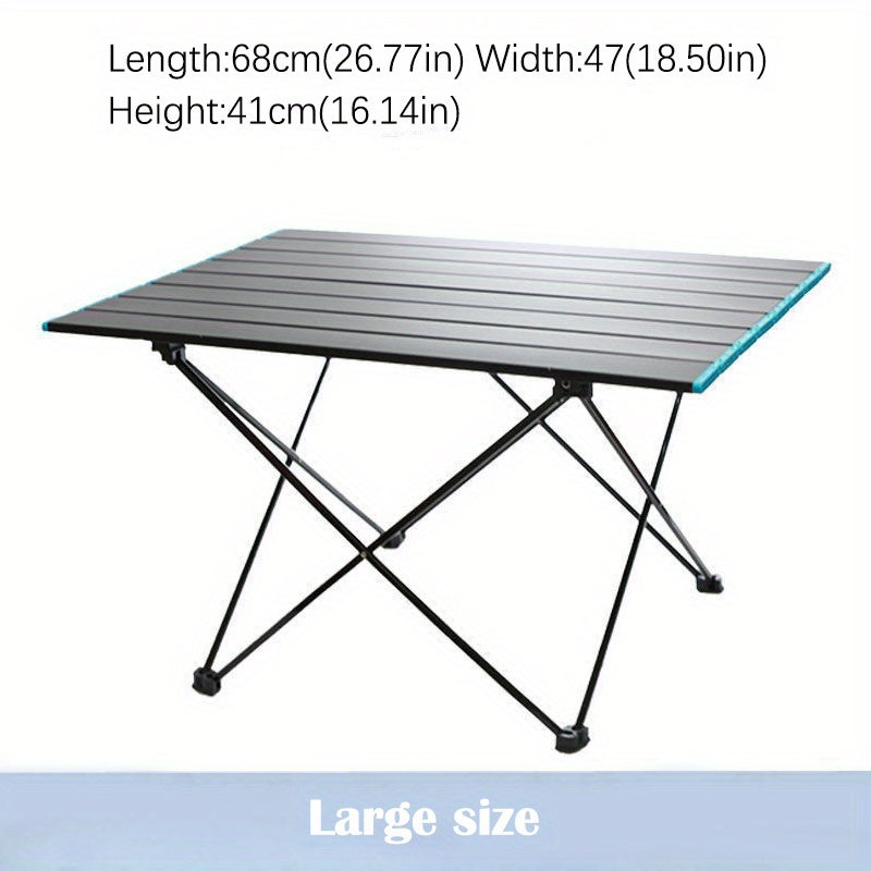 Portable Folding Table Light Aluminum Alloy for Outdoor Activities