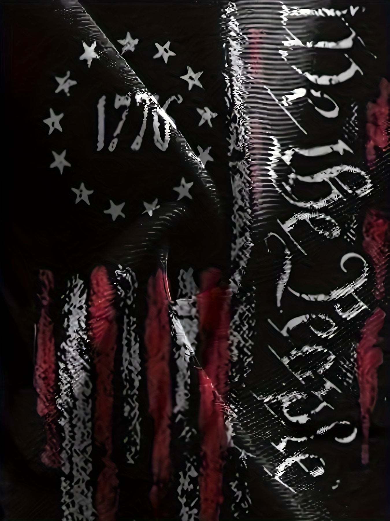 Vintage American Flag T Shirt Men 3D Print Breathable Stretchy Casual Tee Summer