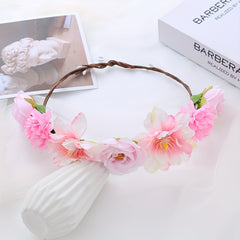 Girl's Faux Rose Children's Wreath Headdress