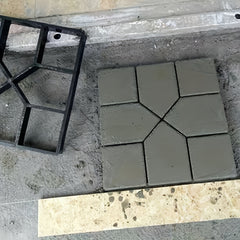 Cement Brick Stone Road Concrete Mold Garden Road Mold H Model