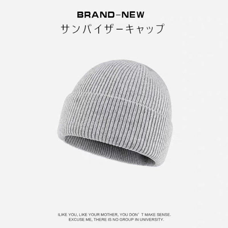 Outdoor Winter Wool Cap Flip Up Cold Hat Heap Hat
