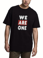 Stylish Family Matching T shirts Parents&Kids Casual ARE ONE Letter