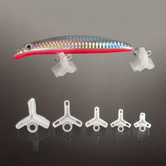 10pcs Fishing Treble Hooks Covers Set 5 Sizes Safety Protector Case Caps