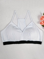 3 Pack Plus Size Sports Bras Set Seamless Racer Back Yoga Bras