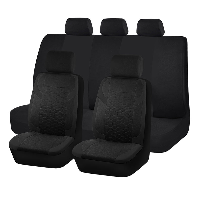 9pcs Set Universal Car Seat Covers Airbag Safe Auto Accessories