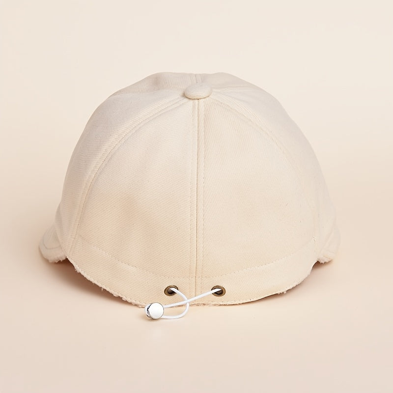Winter Plush Baseball Cap Warm Valentines Gift