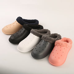 Women's Winter Fleece Lined Warm Clogs - Indoor & Outdoor